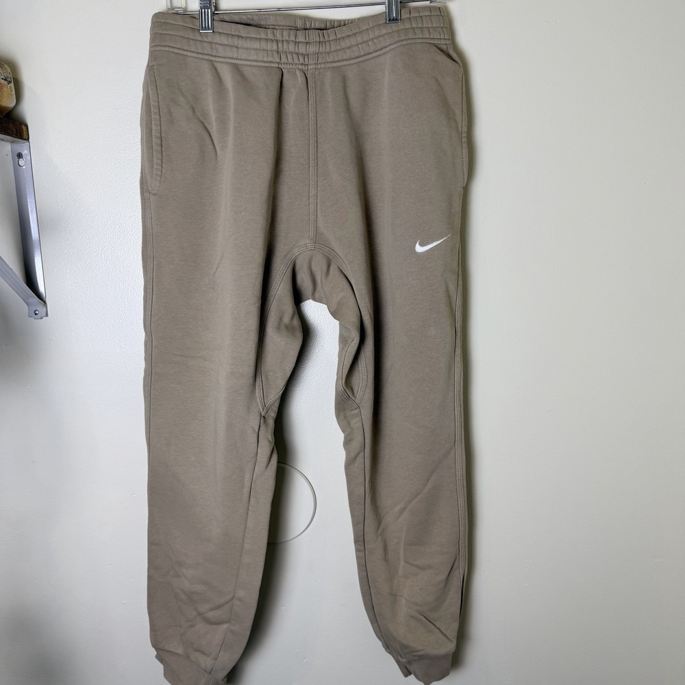 Nike Sportswear Club Fleece Sweatpants Men Large Joggers Brown Earth Tone